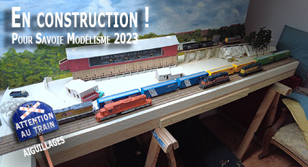 animation - Du 24 au 29 avril, le club de modélisme ferroviaire d'Albens va  exposer son chef d'œuvre. Une maquette de train hors norme exposée dans la  galerie de Chamnord